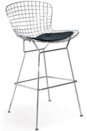 Vis detaljer for Harry Bertoia taburet Barstol i tråd (1952) Billede af Harry Bertoia taburet Barstol i tråd (1952)