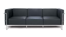 Afișați detaliile pentru Le Corbusier Sofa Grande LC3 , cu 3 locuri (1928) Imagine de Le Corbusier Sofa Grande LC3 , cu 3 locuri (1928)