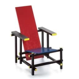 Show details for Gerrit Rietveld chair Red + Blue (1918)  Picture of Gerrit Rietveld chair Red + Blue (1918)
