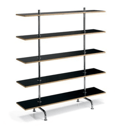 Show details for Marcel Breuer shelving system (1930) Picture of Marcel Breuer shelving system (1930)