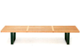 Show details for George Nelson table bench, bench seat (1947) Picture of George Nelson table bench, bench seat (1947)