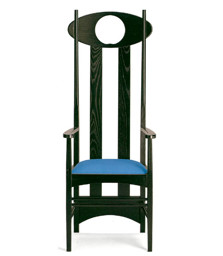 Show details for Charles R. Mackintosh Argyle chair with armrests (1899) Picture of Charles R. Mackintosh Argyle chair with armrests (1899)