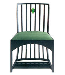 Show details for Charles R. Mackintosh chair (1904) Picture of Charles R. Mackintosh chair (1904)
