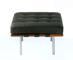 Show details for Mies van der Rohe Barcelona Stool (1930) Picture of Mies van der Rohe Barcelona Stool (1930)