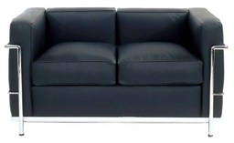 Show details for Le Corbusier LC2 Sofa, 2-seater (1929) Picture of Le Corbusier LC2 Sofa, 2-seater (1929)