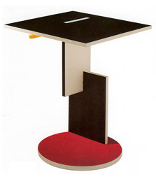 Rodyti išsamią informaciją apie Gerrit Rietveld stalas Schröder (1918 m.) Gamintojo Gerrit Rietveld stalas Schröder (1918 m.) nuotrauka