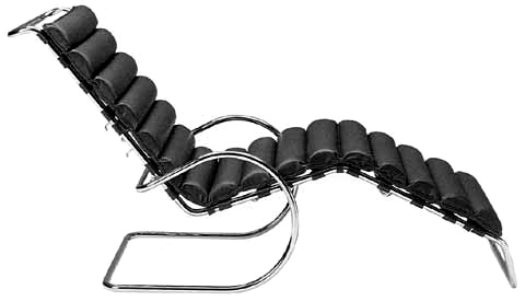Picture of Ludwig Mies van der Rohe Adjustable Armchair, Lounger (1932)