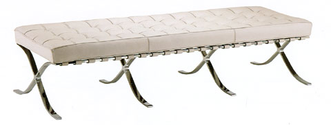 Bild von Mies van der Rohe Sitzbank Barcelona lang (1929)