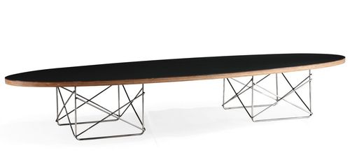 Gamintojo Charleso Eameso elipsinis stalas, kavos staliukas (1951 m.) nuotrauka