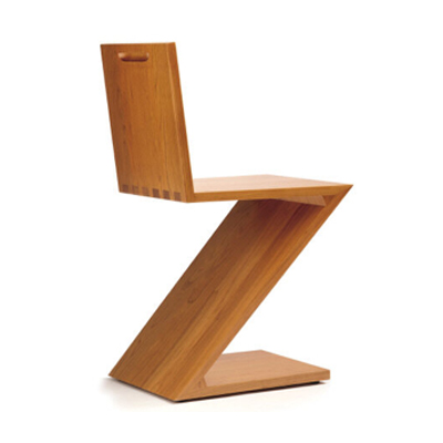 Gerrit Rietveld sandalye Zig Zac (1934) resmi