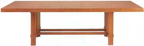 Picture of Frank Lloyd Wright dining table Taliesin 2 (1917)