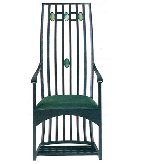 Attēls no Charles R. Mackintosh krēsls ar roku balstiem (1904)