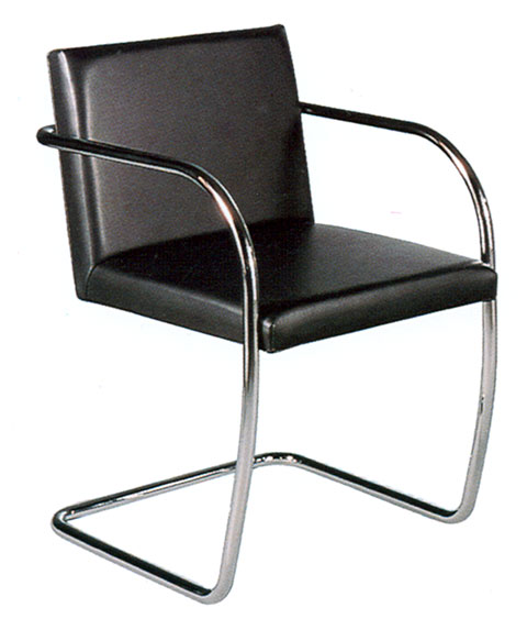 Gamintojo Mies van der Rohe Brno vamzdinė kėdė (1929 m.) nuotrauka