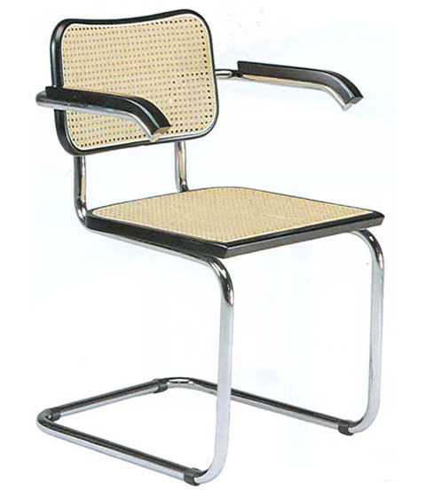 Gamintojo Marcel Breuer Cesca kėdė S 64 (1928 m.) nuotrauka