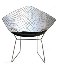 Зображення з  Стілець Harry Bertoia, Chair Diamond (1952)