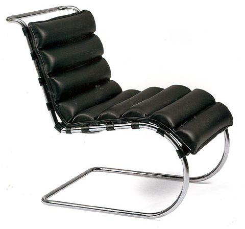 Изображение Кресло для отдыха Mies van der Rohe MR Lounge Chair (1931)