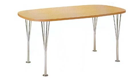 Gamintojo Arne Jacobseno stalas "Superellipse" (1955 m.) nuotrauka