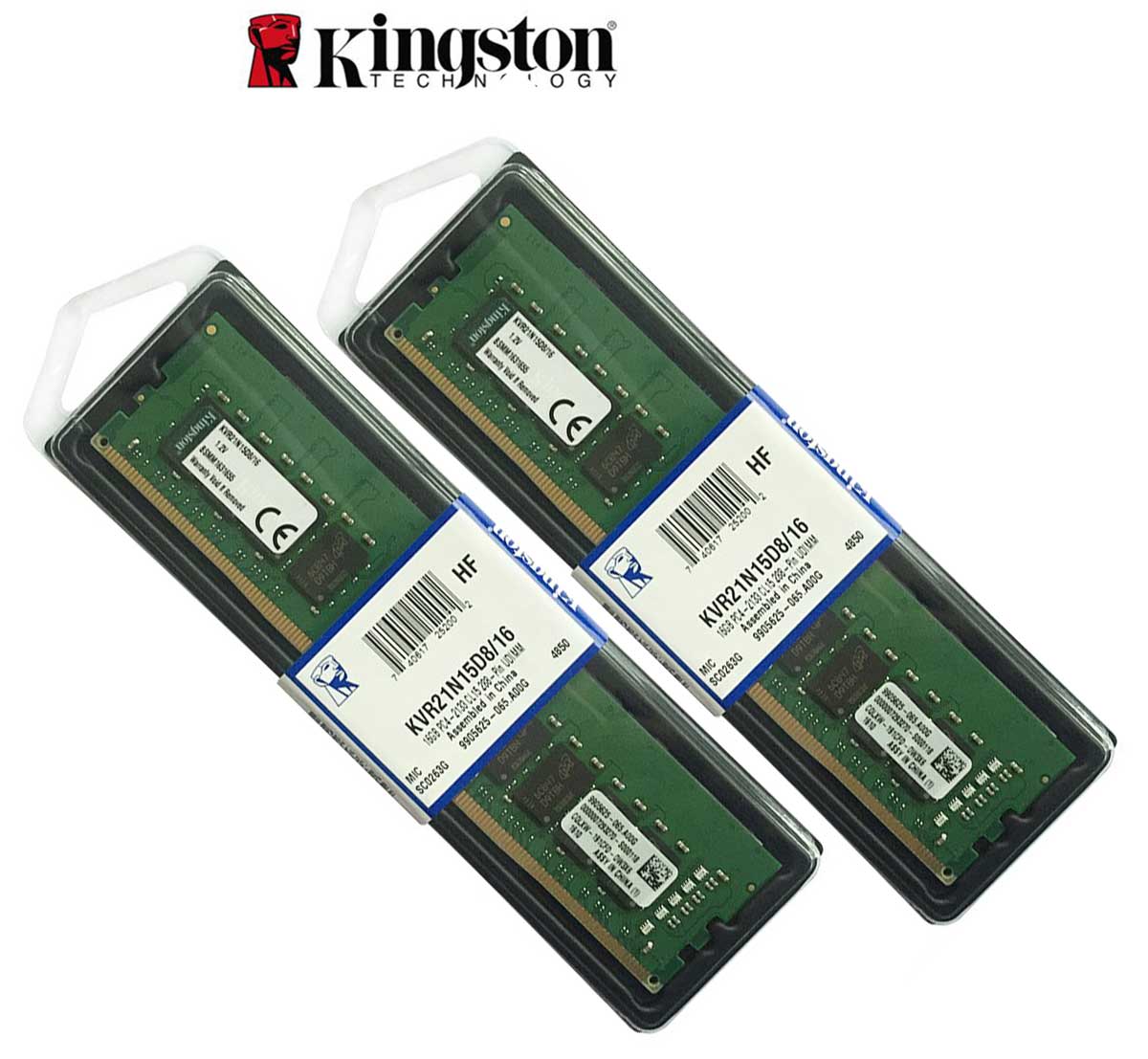 Imagine de Kingston 2 x 32GB memorie RAM DDR4 2133MHz fără tamponare Kingston 2 x 32GB DDR4 2133MHz