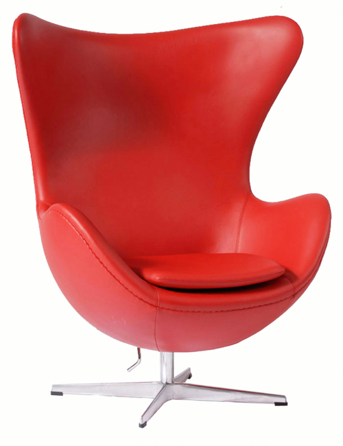 Gamintojo Arne Jacobseno kiaušinio formos kėdė (1958 m.) nuotrauka